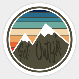 Get Outside! Sticker